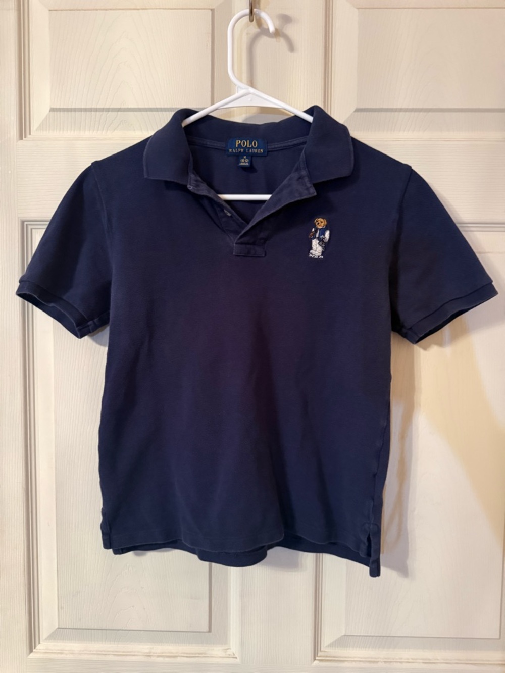 Polo by Ralph Lauren Navy Polo Shirt with Polo Bear Logo Boys 10-12